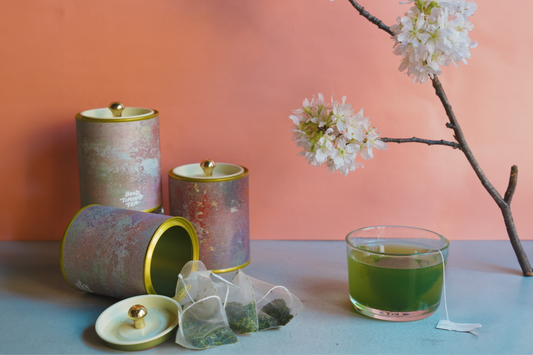 茶缶 (ピンク)