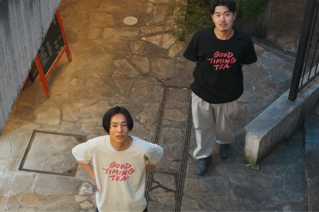 GOOD TIMING TEA ロゴTシャツ
