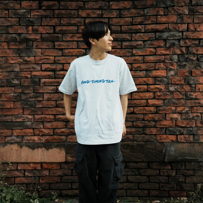 GOOD TIMING TEAオリジナル 茶Tシャツ