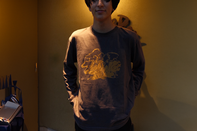 2周年記念 お茶染ロンTee